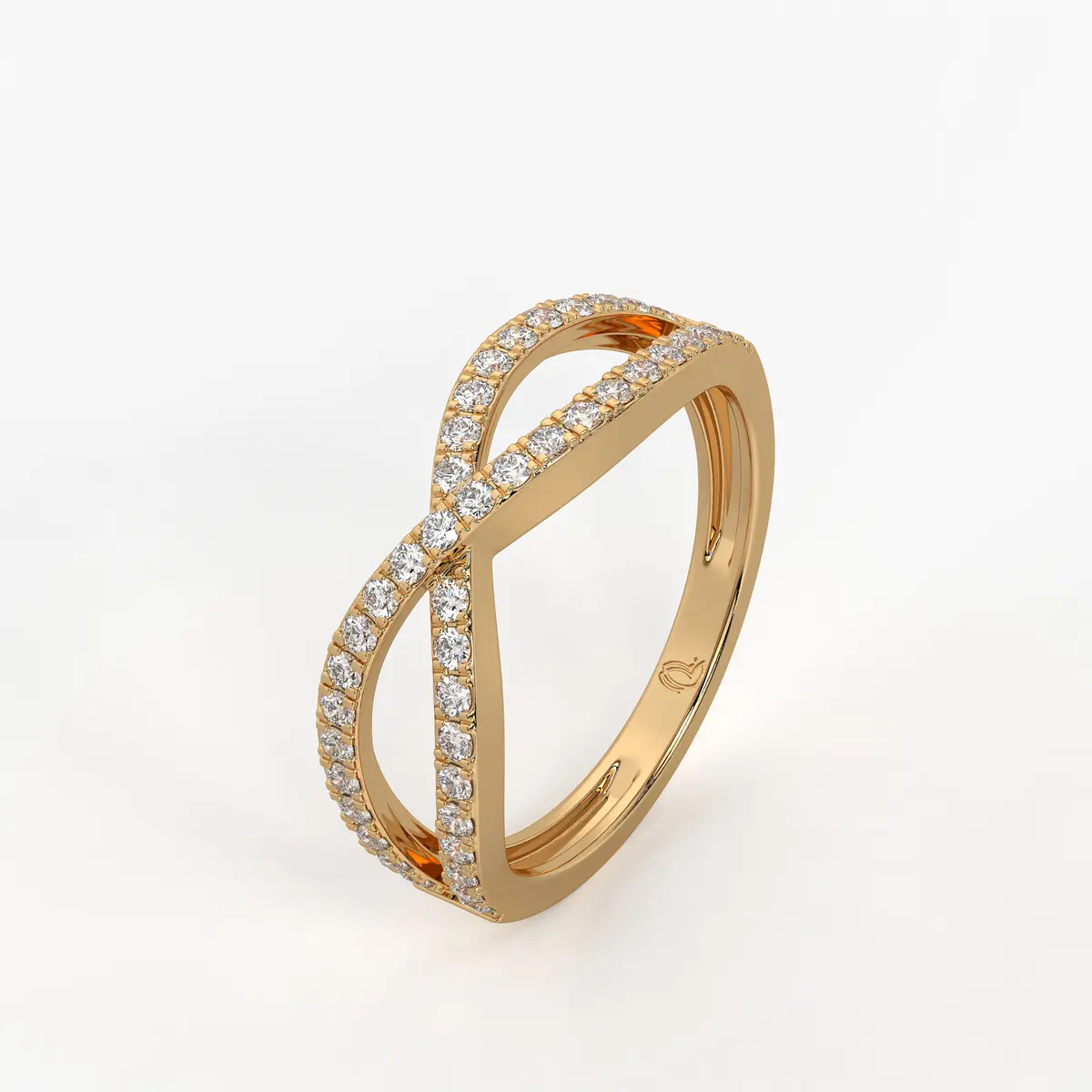 Infinity Diamond Ladies Ring